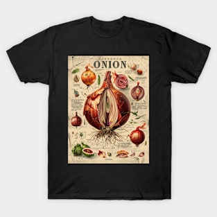 Onion Botanical Illustration T-Shirt